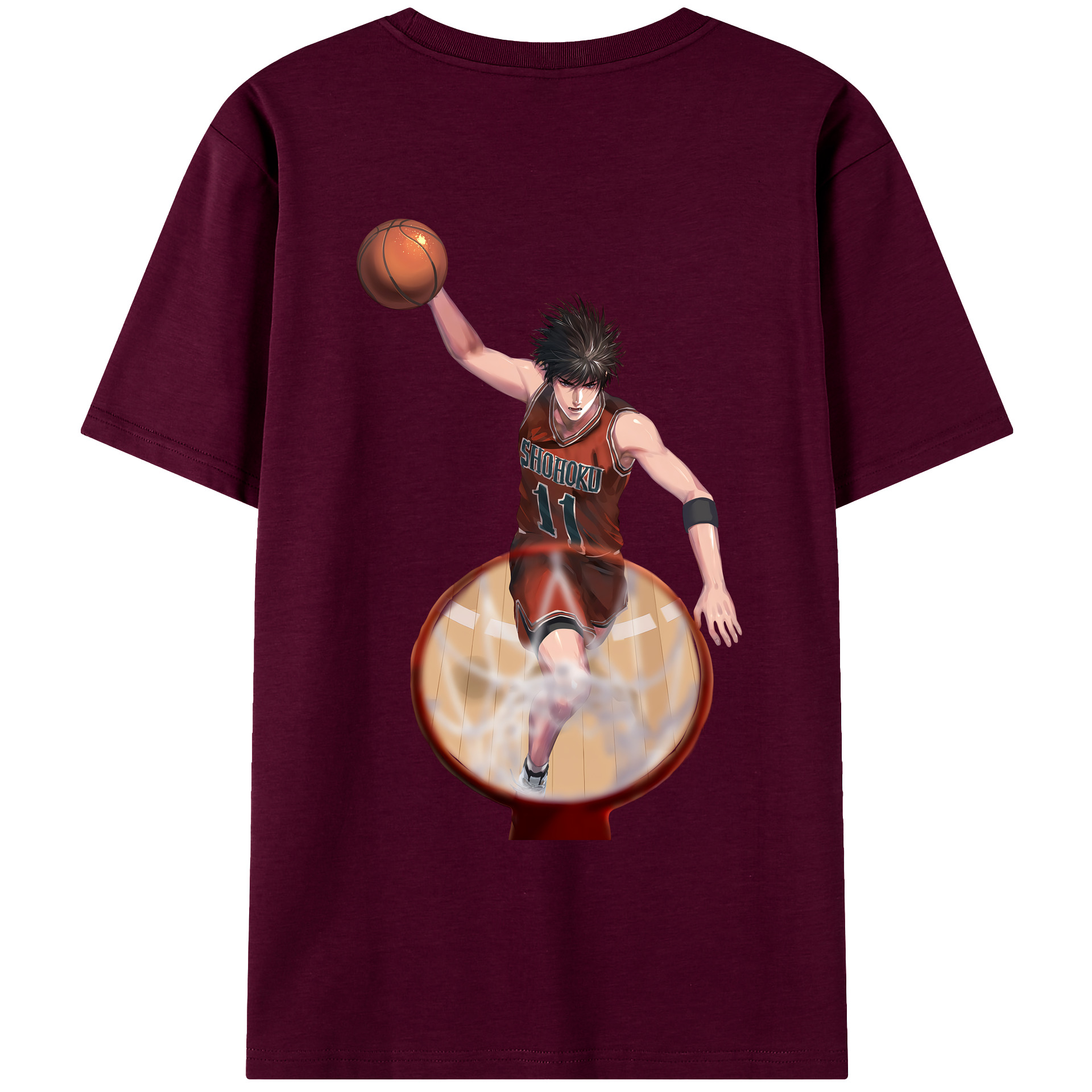 （画像用） SLAM DUNK／スラムダンク レディース半袖Tシャツ(バックプリント)